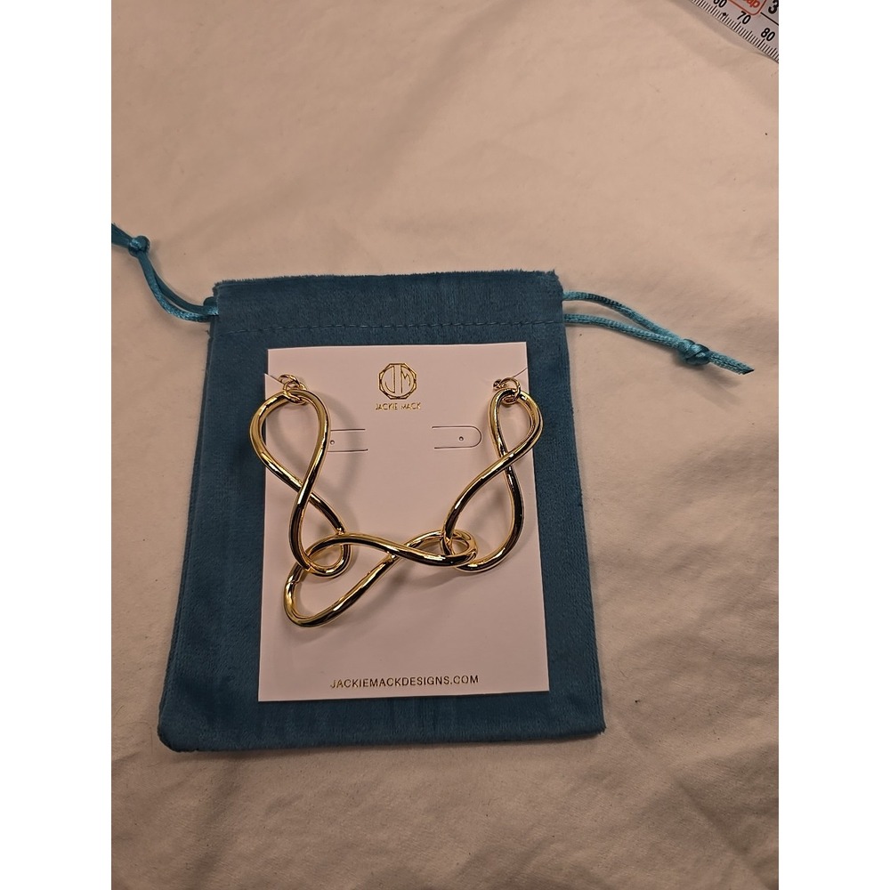 Anthropologie Jackie Mack Lumi Bracelet Gold Tone Link Sparkle‎ Ethical $128 NWT
